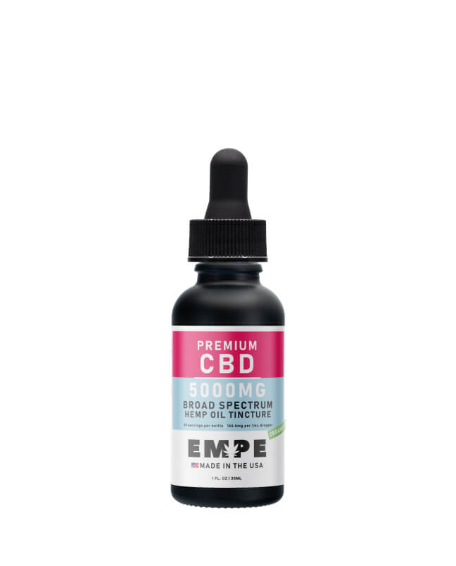 #1 Empe USA Broad Spectrum CBD Tincture 5000mg